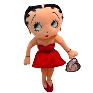 Betty Boop Plush Rag Doll Universal Studios Red Dress